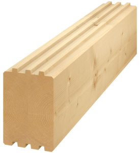 laminated timber beam, solid timber lamination process